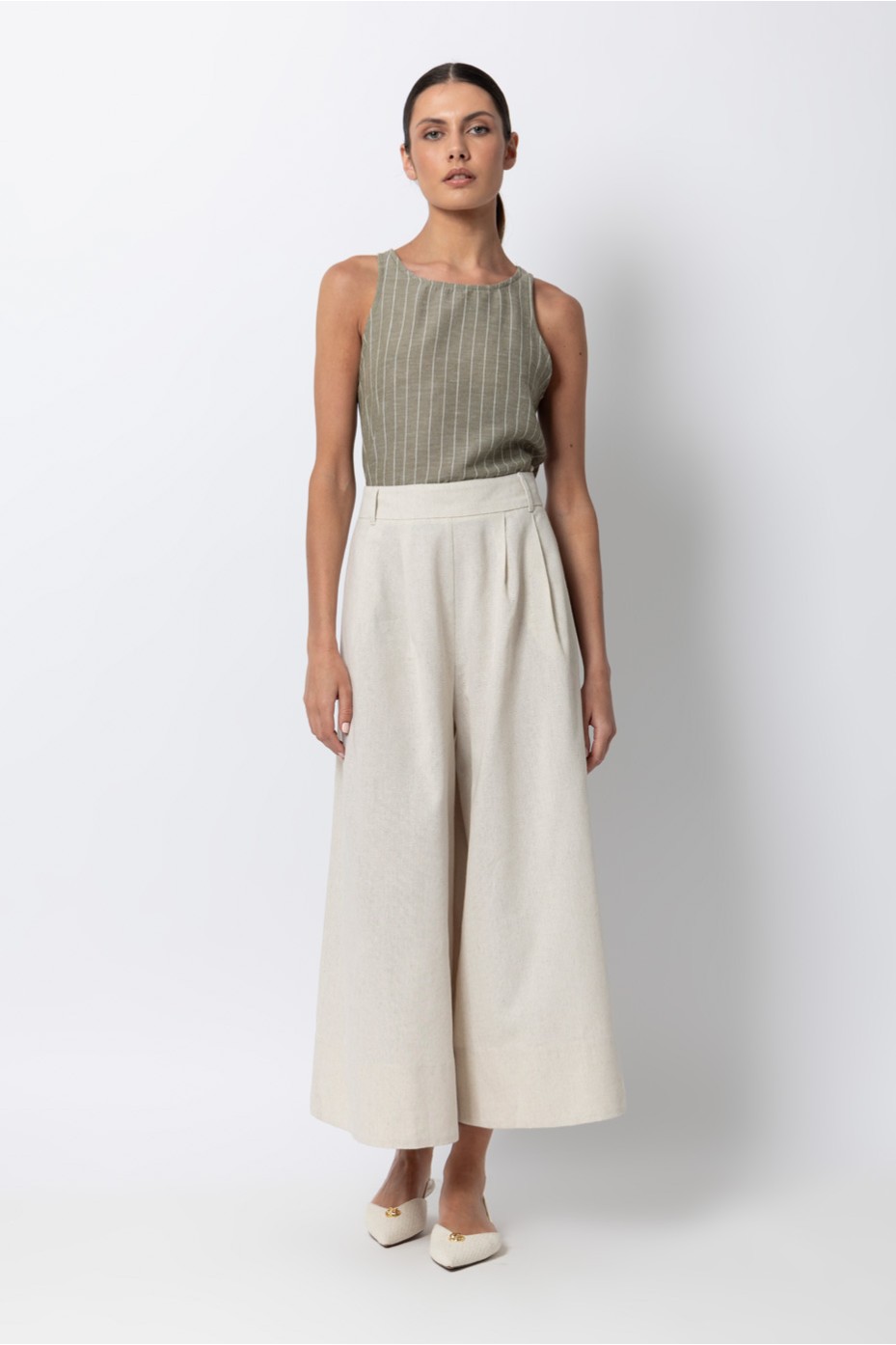ZIP PANTS WITH ELASTIC