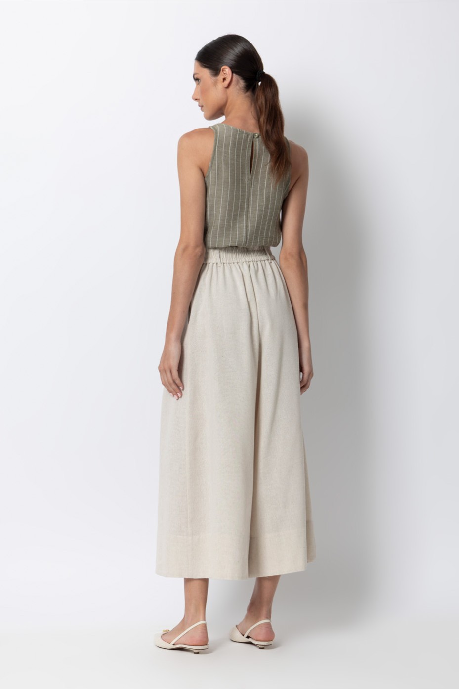 ZIP PANTS WITH ELASTIC