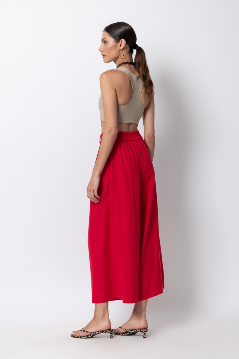 ZIP PANTS WITH ELASTIC