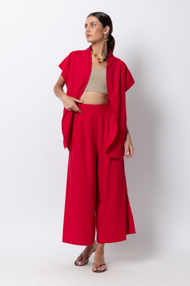ZIP PANTS WITH ELASTIC