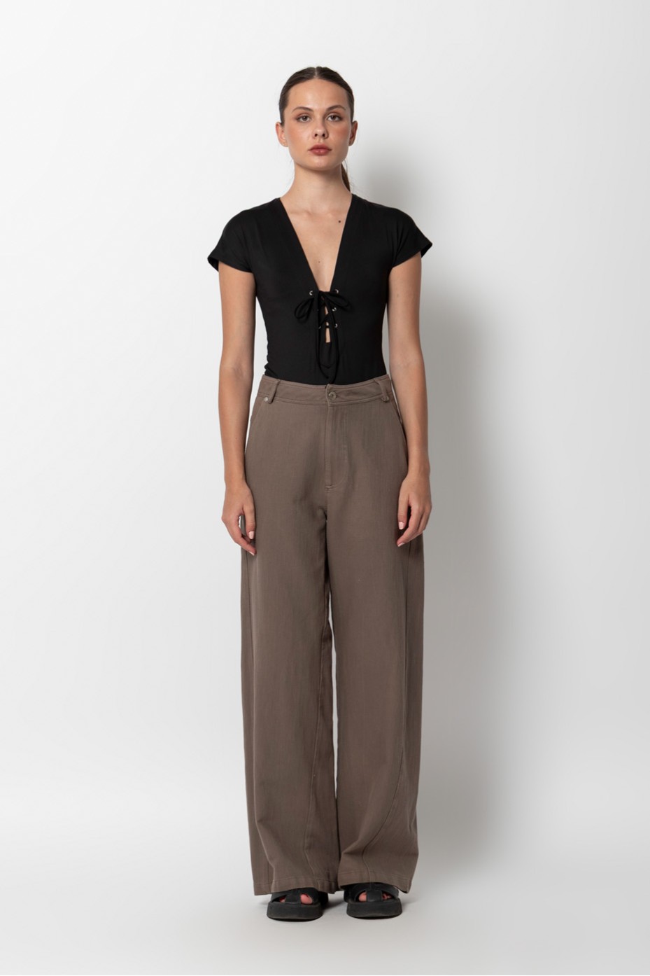 ΠΑΝΤΕΛΟΝΑ WIDE LEG ZOE BLACK