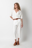 COTTON CROP PANTS