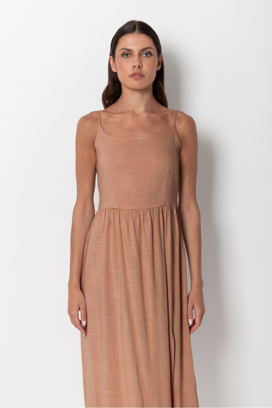 MIDI DRESS WITH CUT