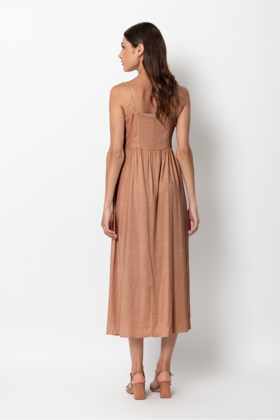 MIDI DRESS WITH CUT