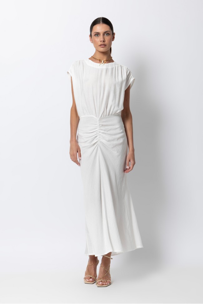 MAXI DRESS WITH RUFFLES