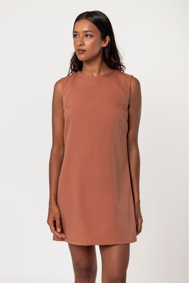 SLEEVELESS MINI DRESS