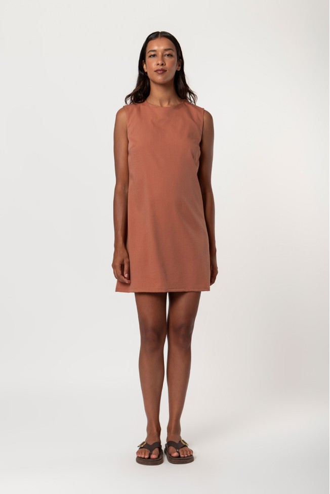SLEEVELESS MINI DRESS