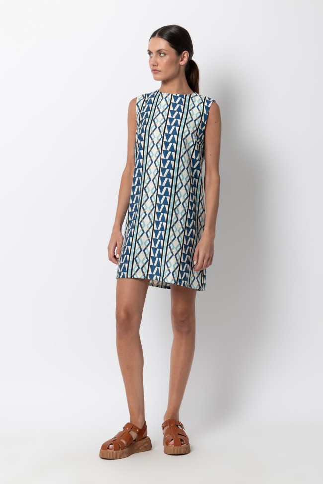 PRINTED MINI DRESS