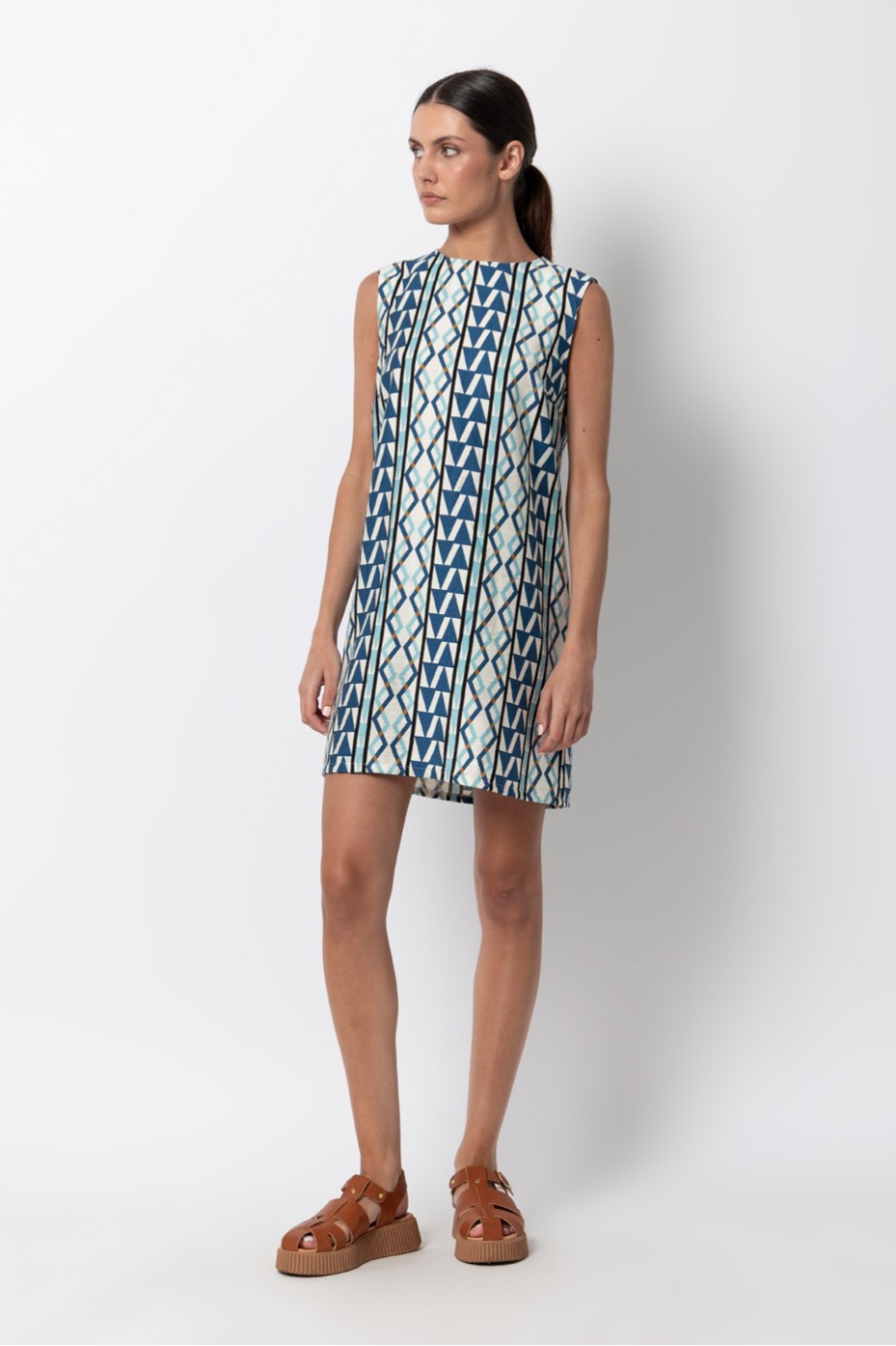 PRINTED MINI DRESS