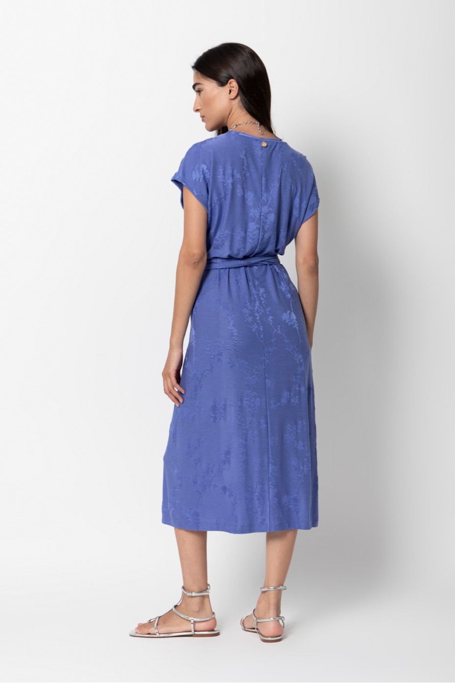 LONG SLEEVE DRESS WITH BELT