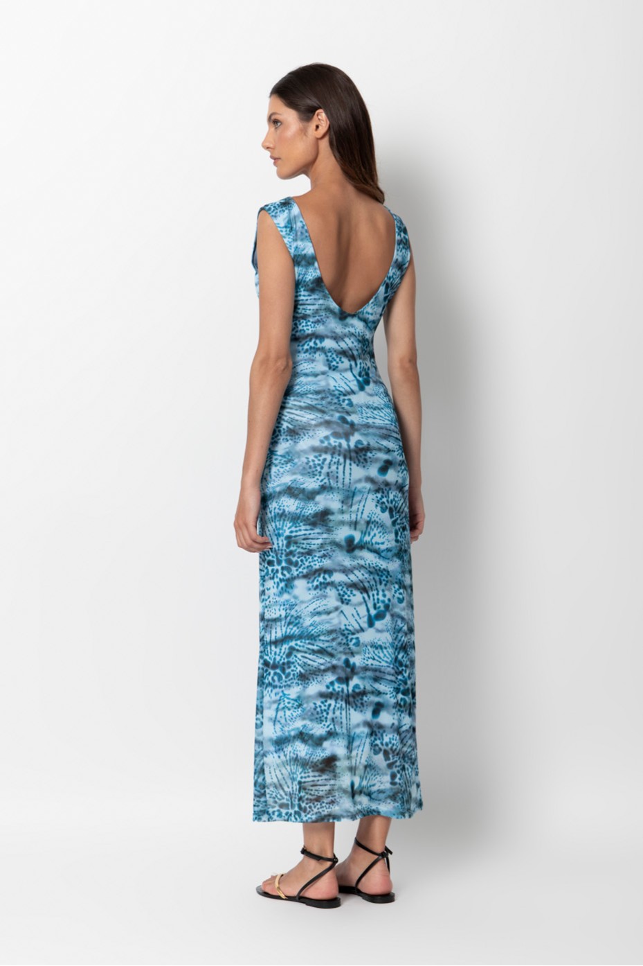 FITTED DRESS WITH PRINT