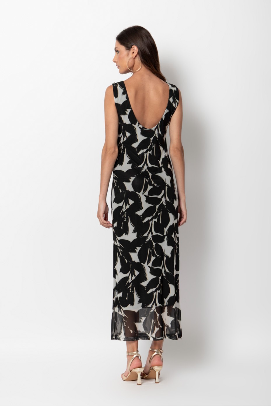 FITTED DRESS WITH PRINT