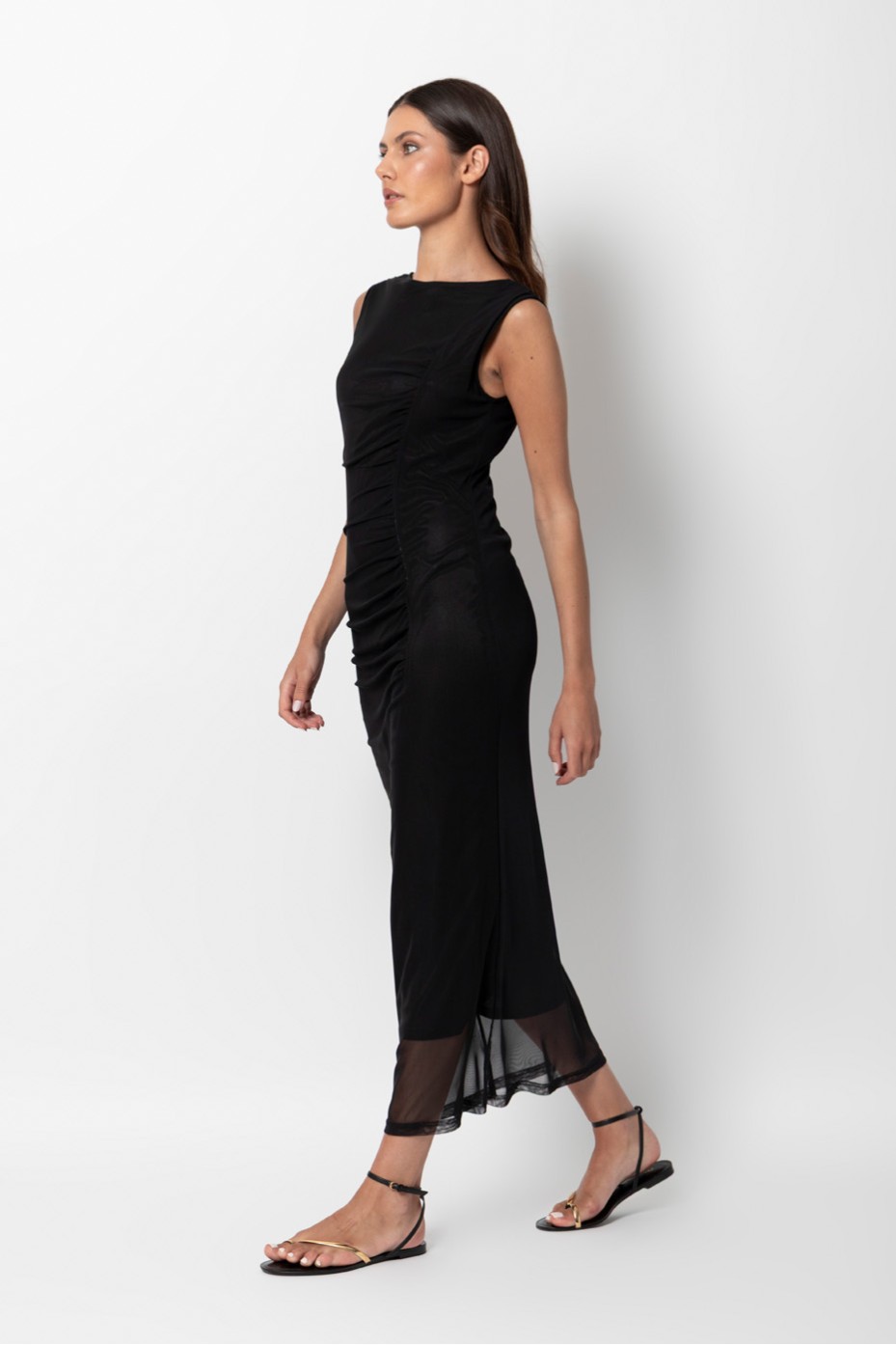 FITTED DRESS WITH PRINT