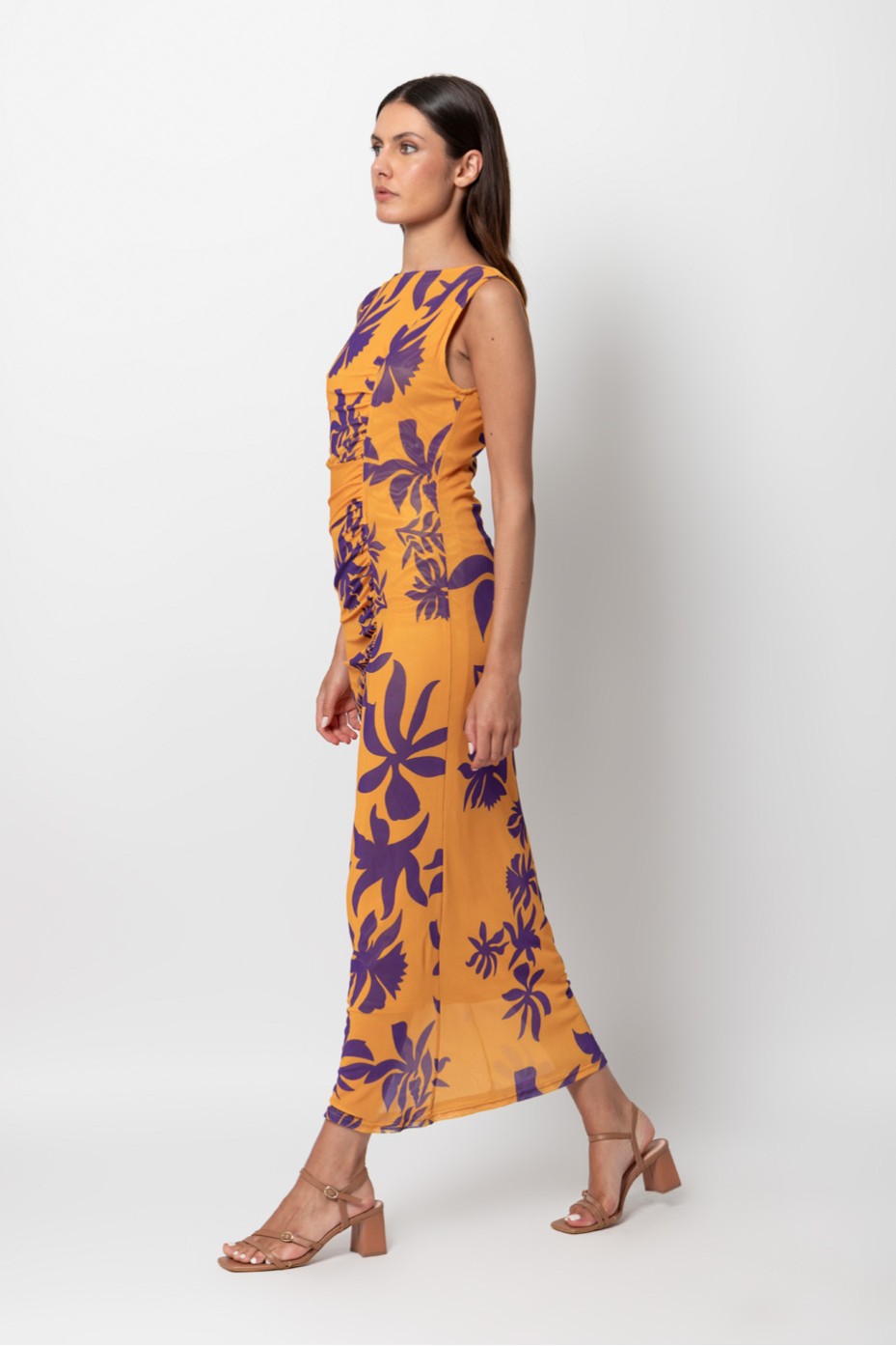 FITTED DRESS WITH PRINT