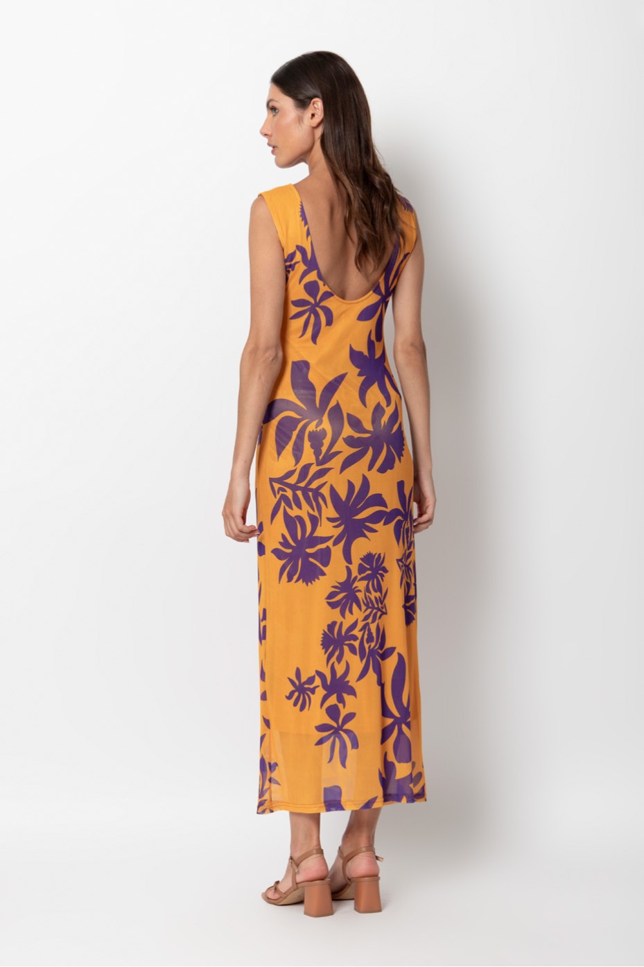 FITTED DRESS WITH PRINT