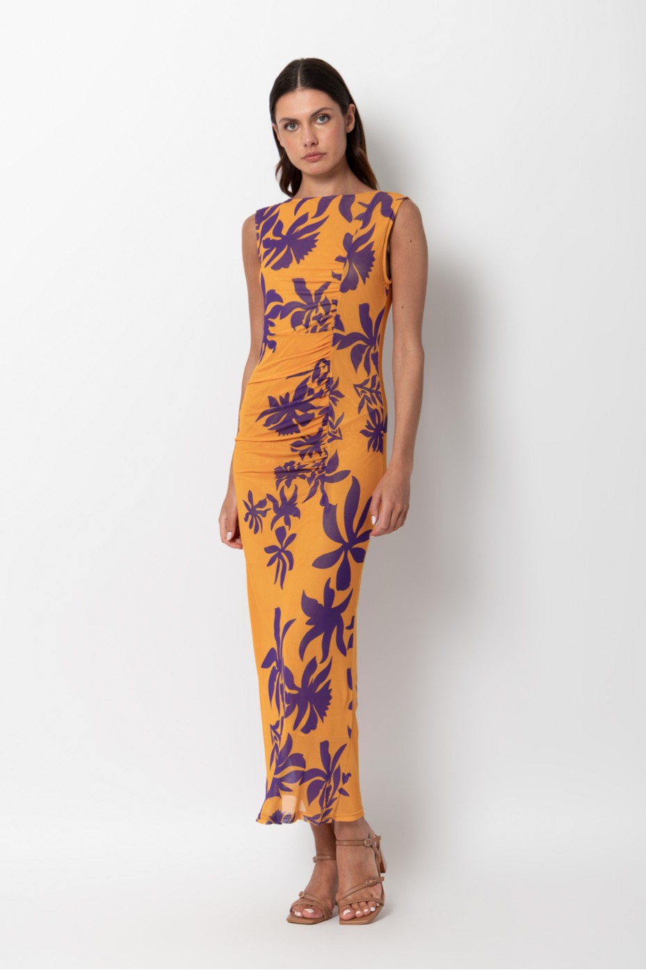 FITTED DRESS WITH PRINT