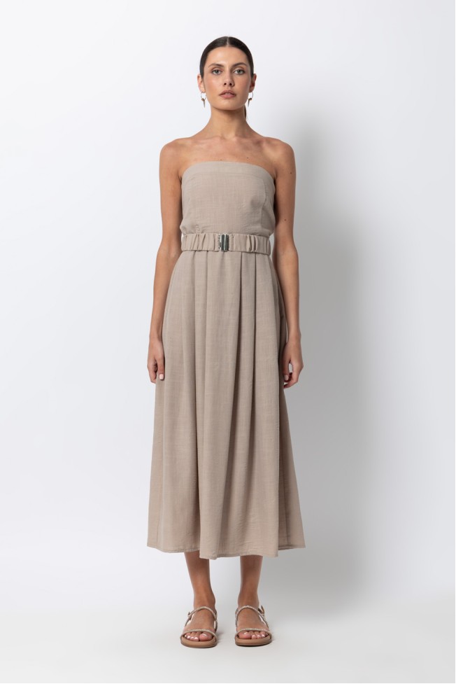 ΦΟΡΕΜΑ STRAPLESS ΜΕ ΖΩΝΗ