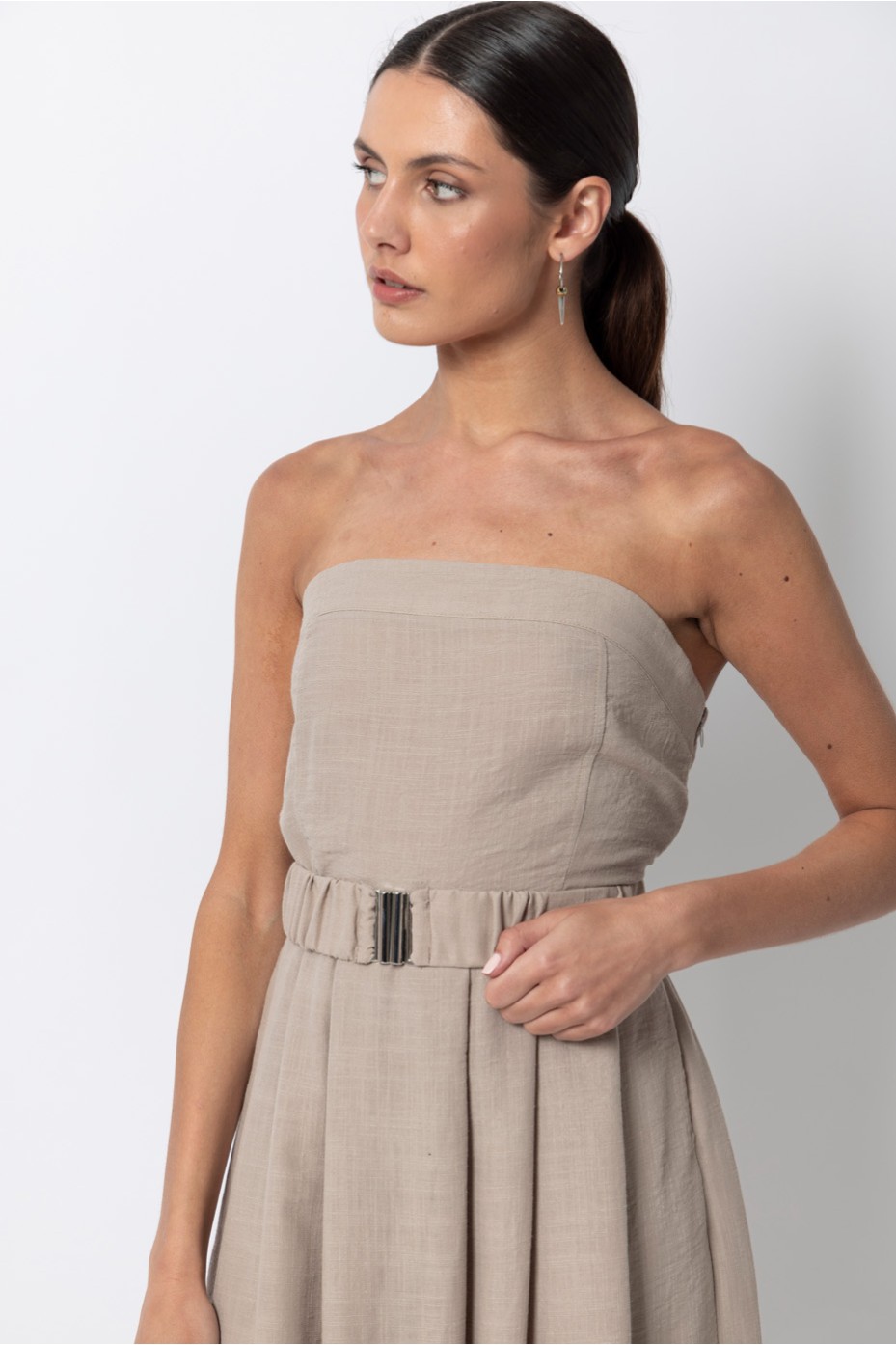 ΦΟΡΕΜΑ STRAPLESS ΜΕ ΖΩΝΗ