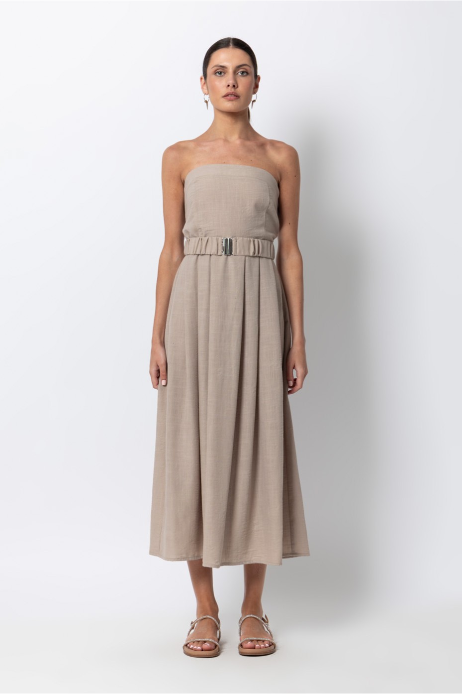 ΦΟΡΕΜΑ STRAPLESS ΜΕ ΖΩΝΗ