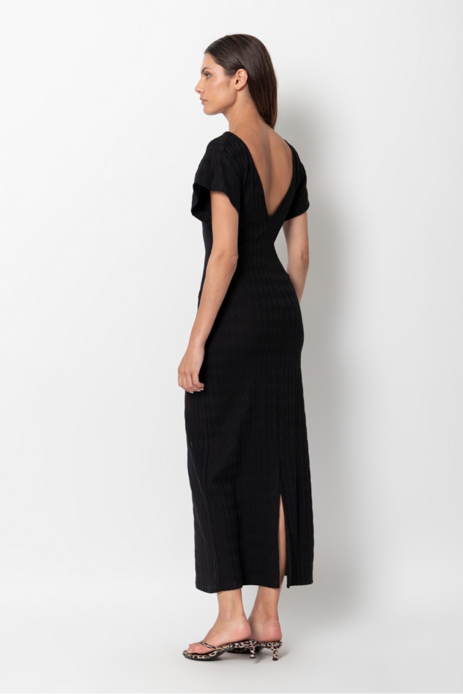 LONG DRESS WITH CUT