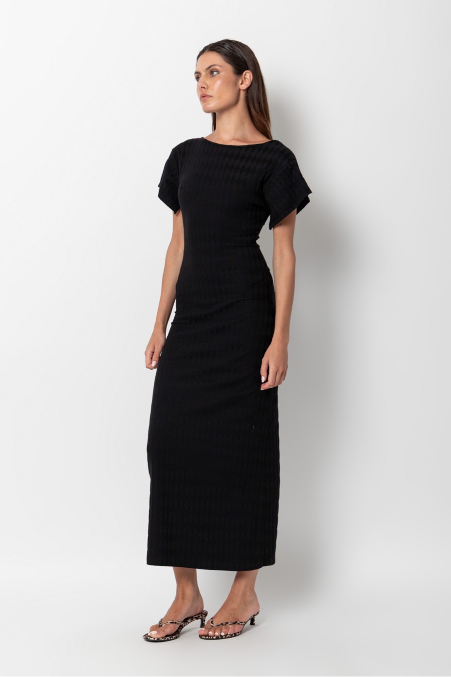 LONG DRESS WITH CUT