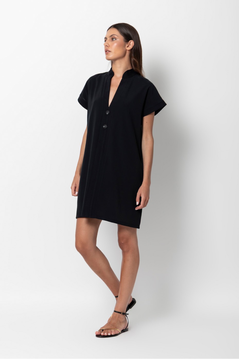 MINI DRESS WITH BUTTONS