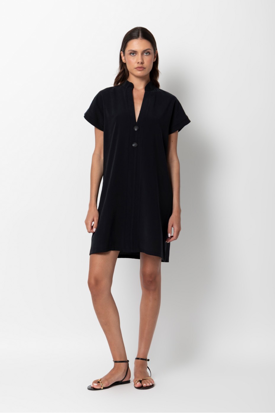 MINI DRESS WITH BUTTONS