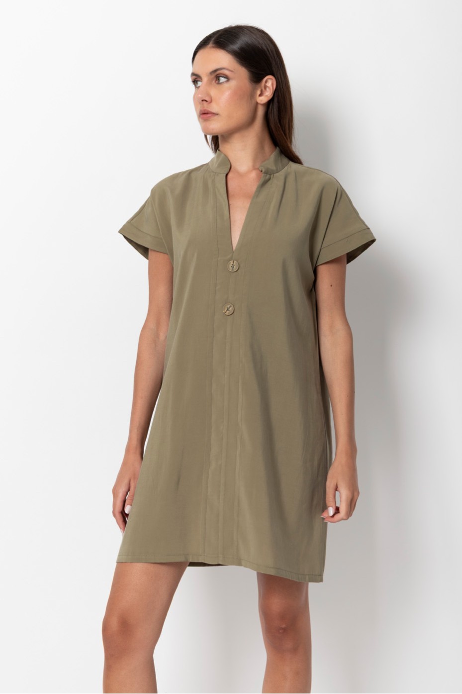 MINI DRESS WITH BUTTONS