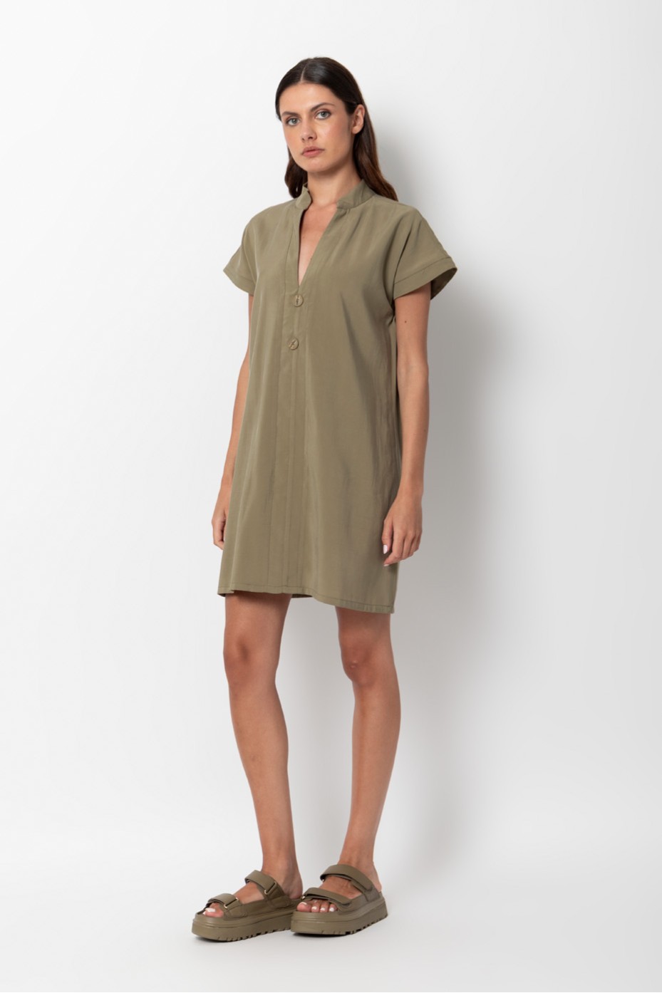 MINI DRESS WITH BUTTONS