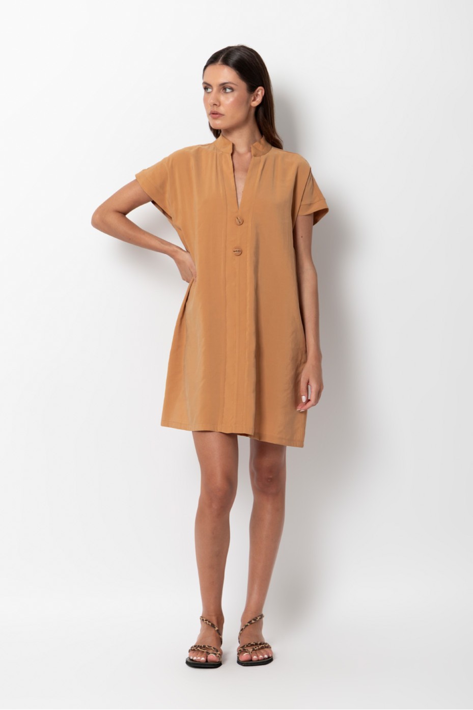 MINI DRESS WITH BUTTONS
