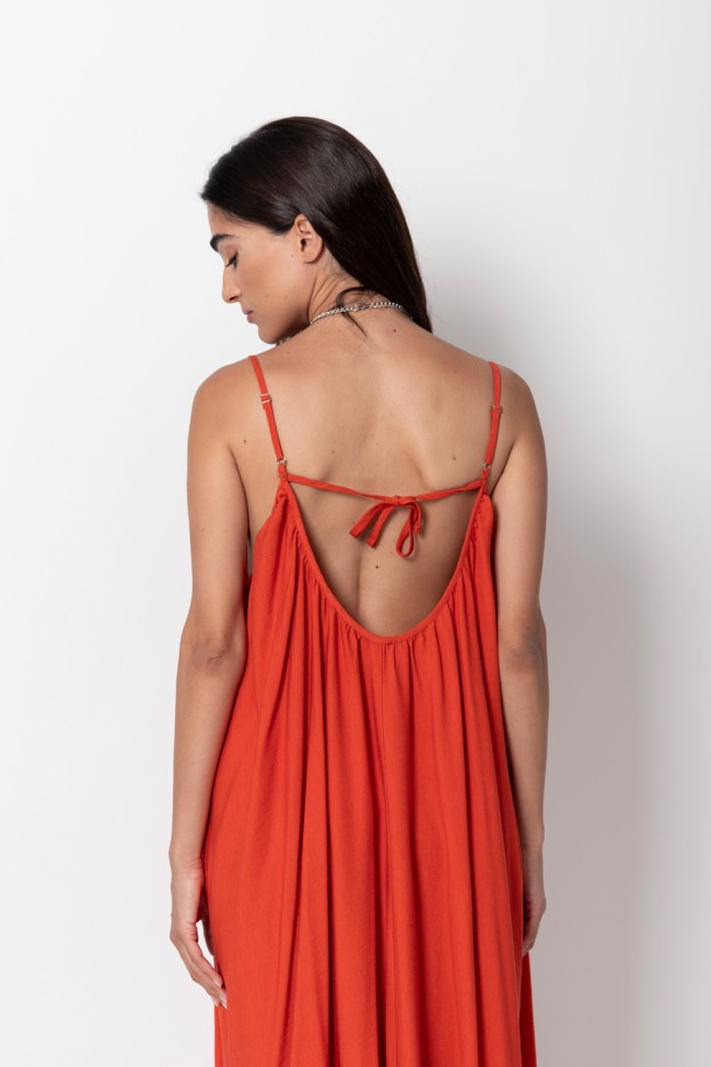 DRESS WITH THIN STRAPS