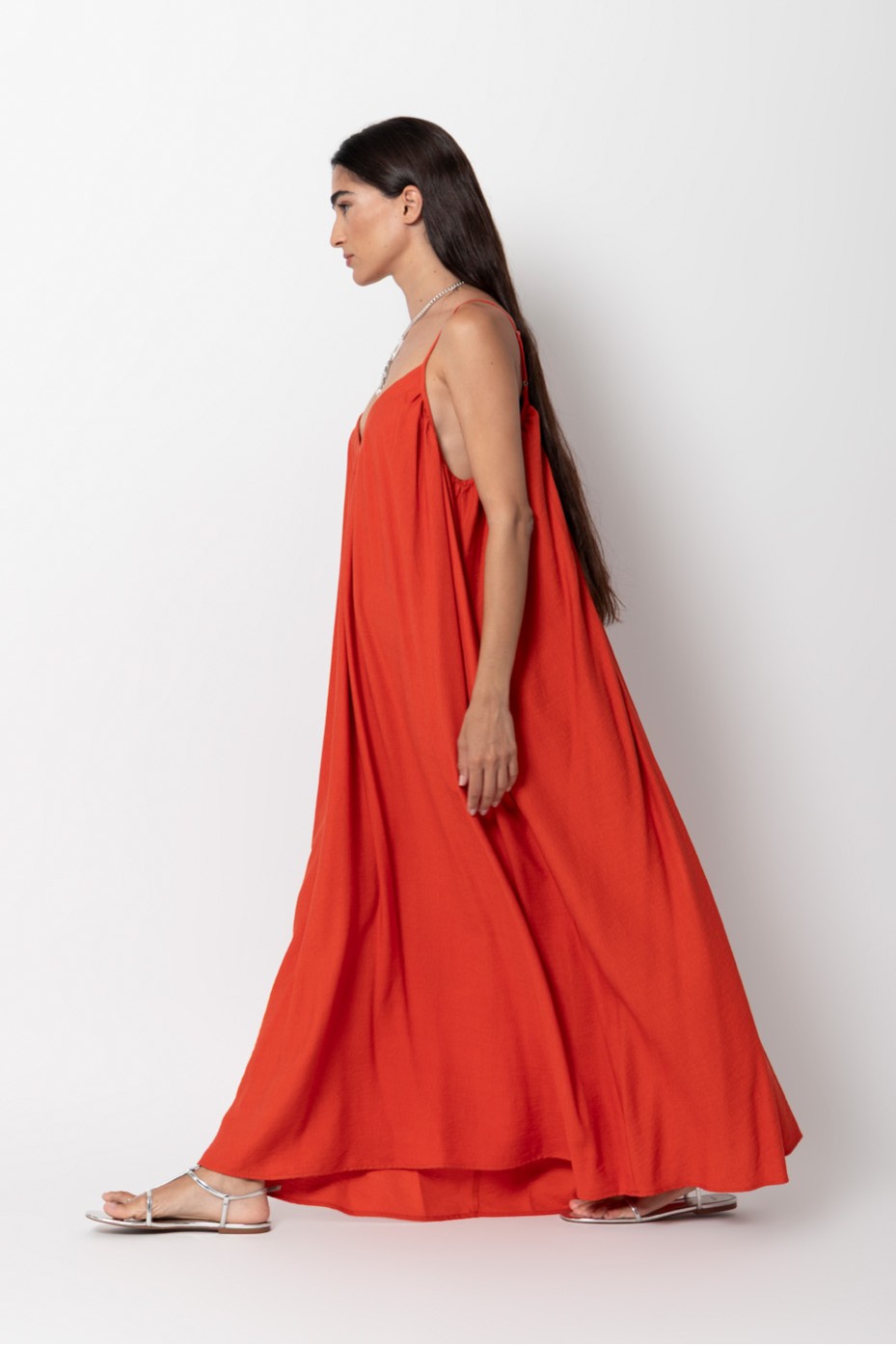DRESS WITH THIN STRAPS