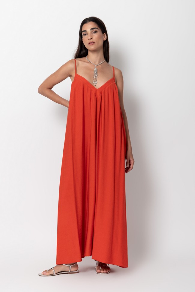 DRESS WITH THIN STRAPS