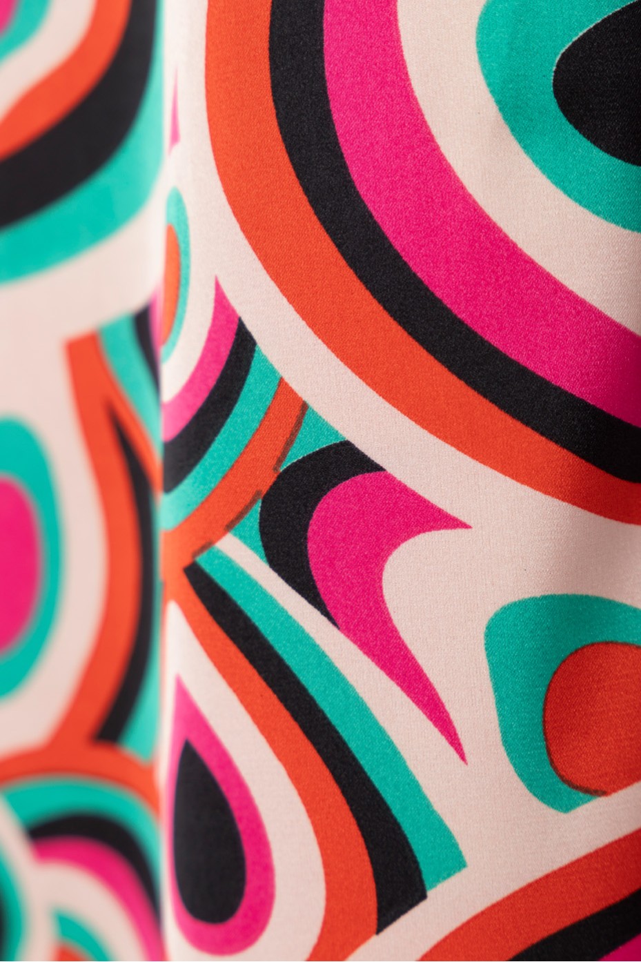 PRINTED DRESS WITH THIN STRAPS