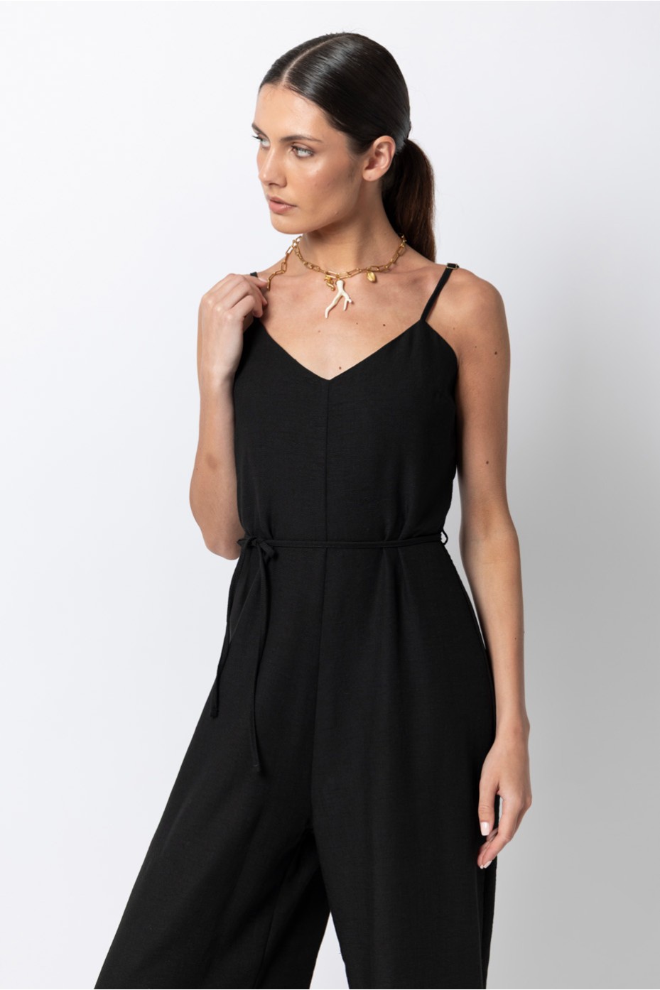 JUMPSUIT WITH SPAGHETTI STRAPS