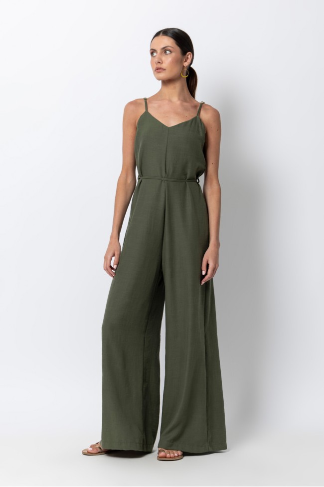 JUMPSUIT WITH SPAGHETTI STRAPS