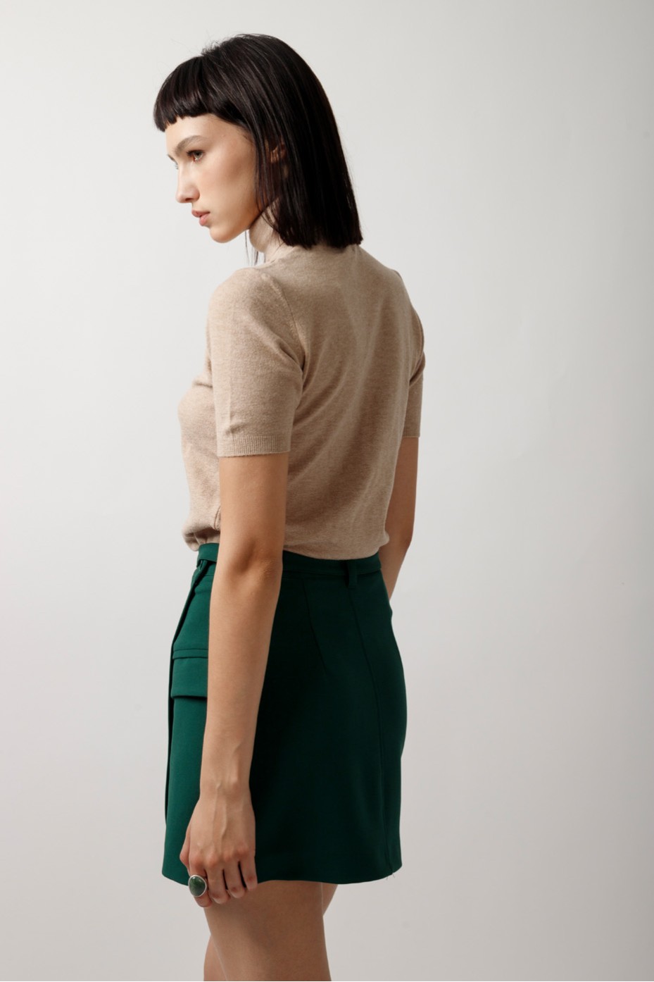 MINI WRAP SKIRT