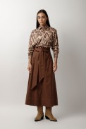 LONG SKIRT WITH EXTERNAL SEAMS