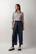 STRIPED SHIRT WITH WIDE CUFF