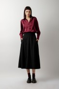 LONG SLEEVE SATIN SHIRT
