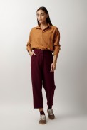 OVERSIZED SHIRT WITH BACK PLEAT