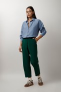 OVERSIZED SHIRT WITH BACK PLEAT