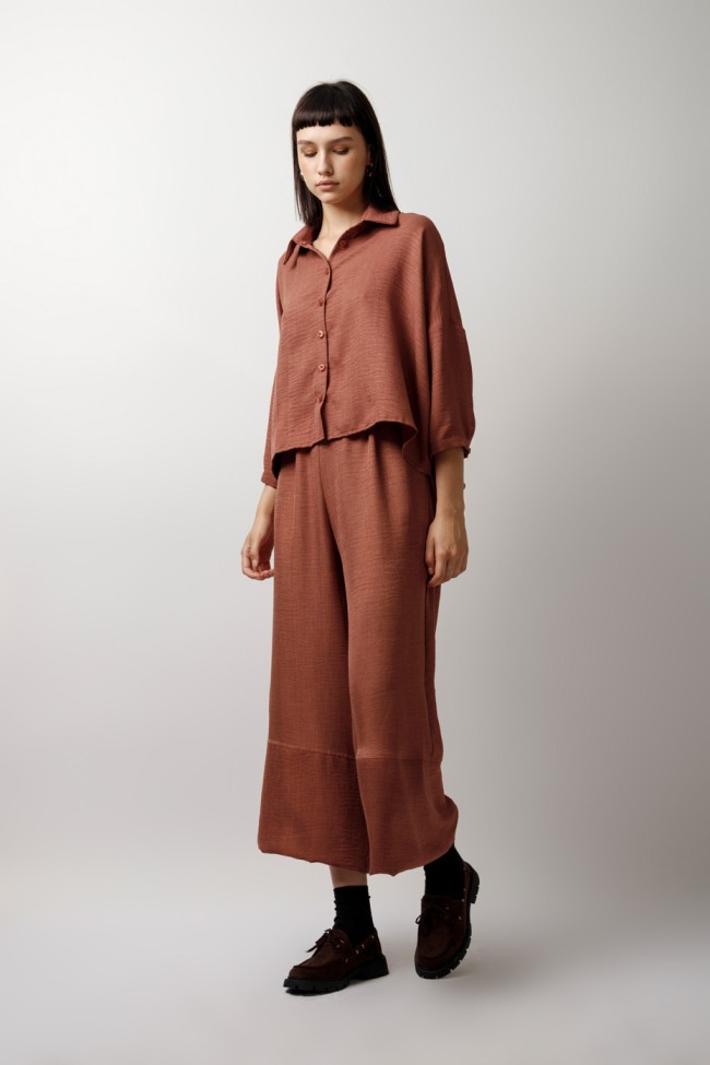 ΠΟΥΚΑΜΙΣΟ ΜΕ OVERSIZED ΜΕ ΤΣΕΠΗ