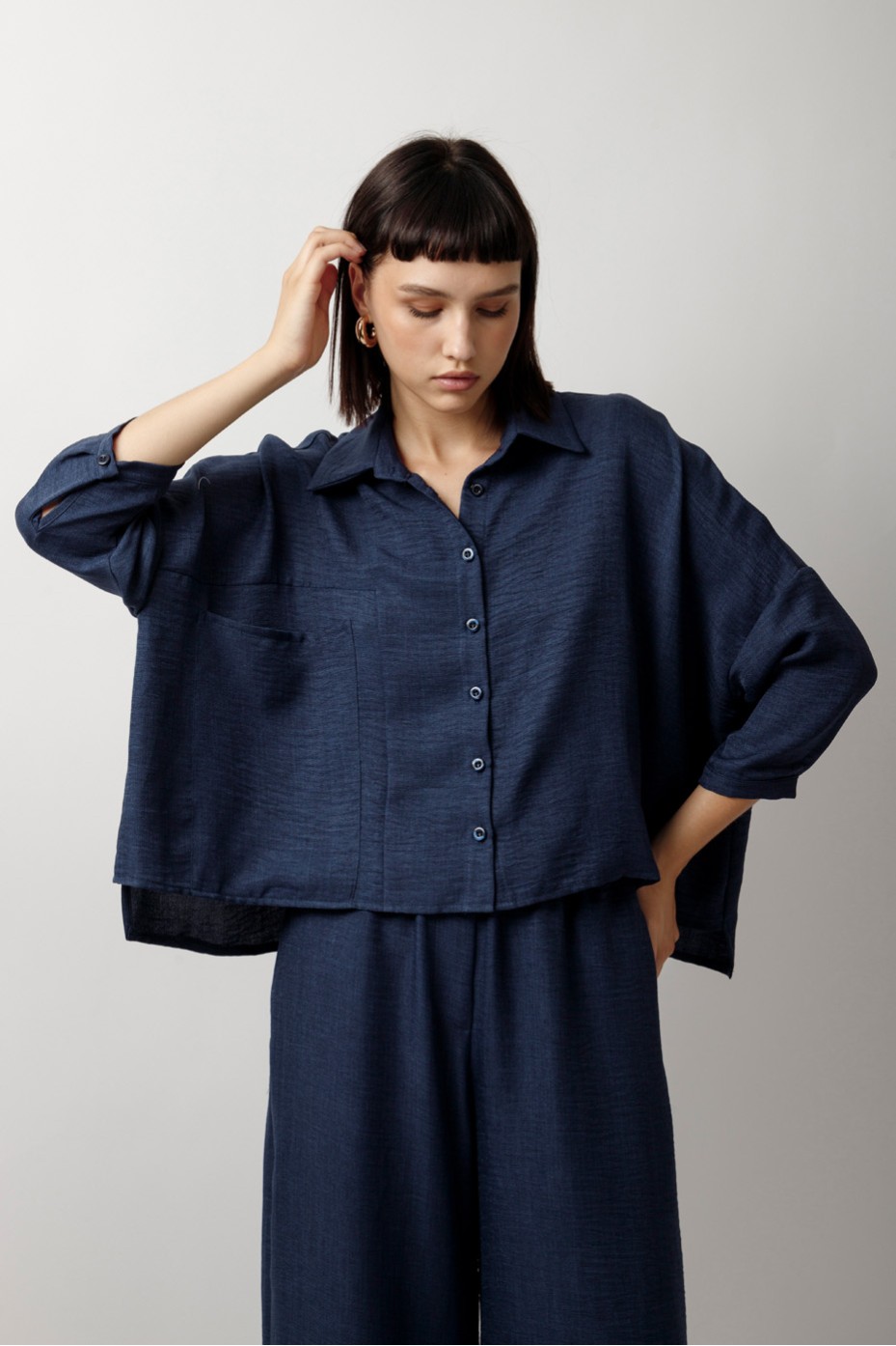 ΠΟΥΚΑΜΙΣΟ ΜΕ OVERSIZED ΜΕ ΤΣΕΠΗ