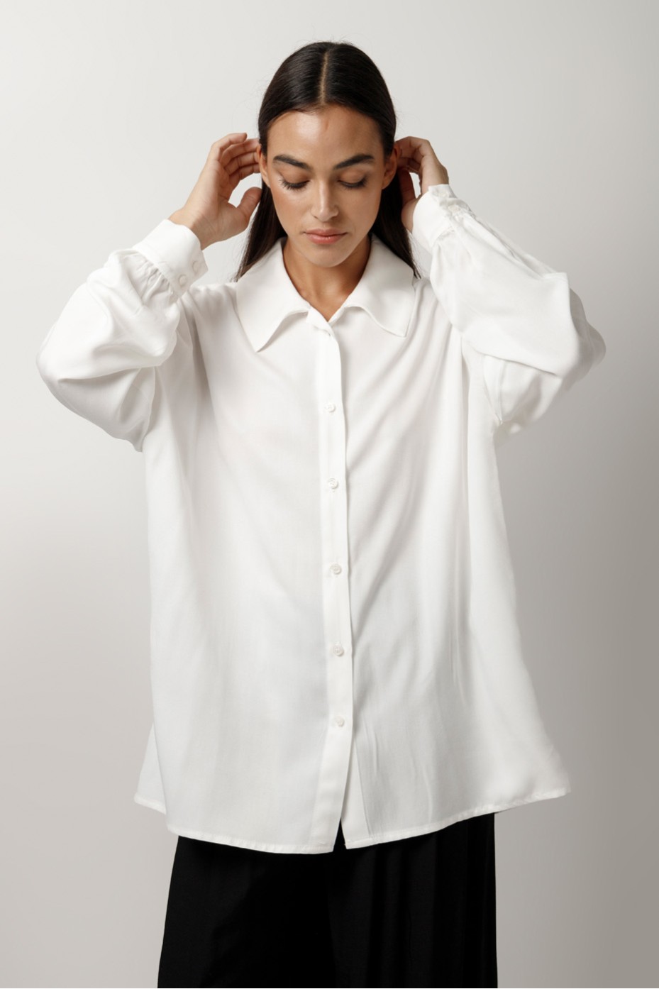 ΠΟΥΚΑΜΙΣΟ ΜΑΚΡΥΜΑΝΙΚΟ OVERSIZED