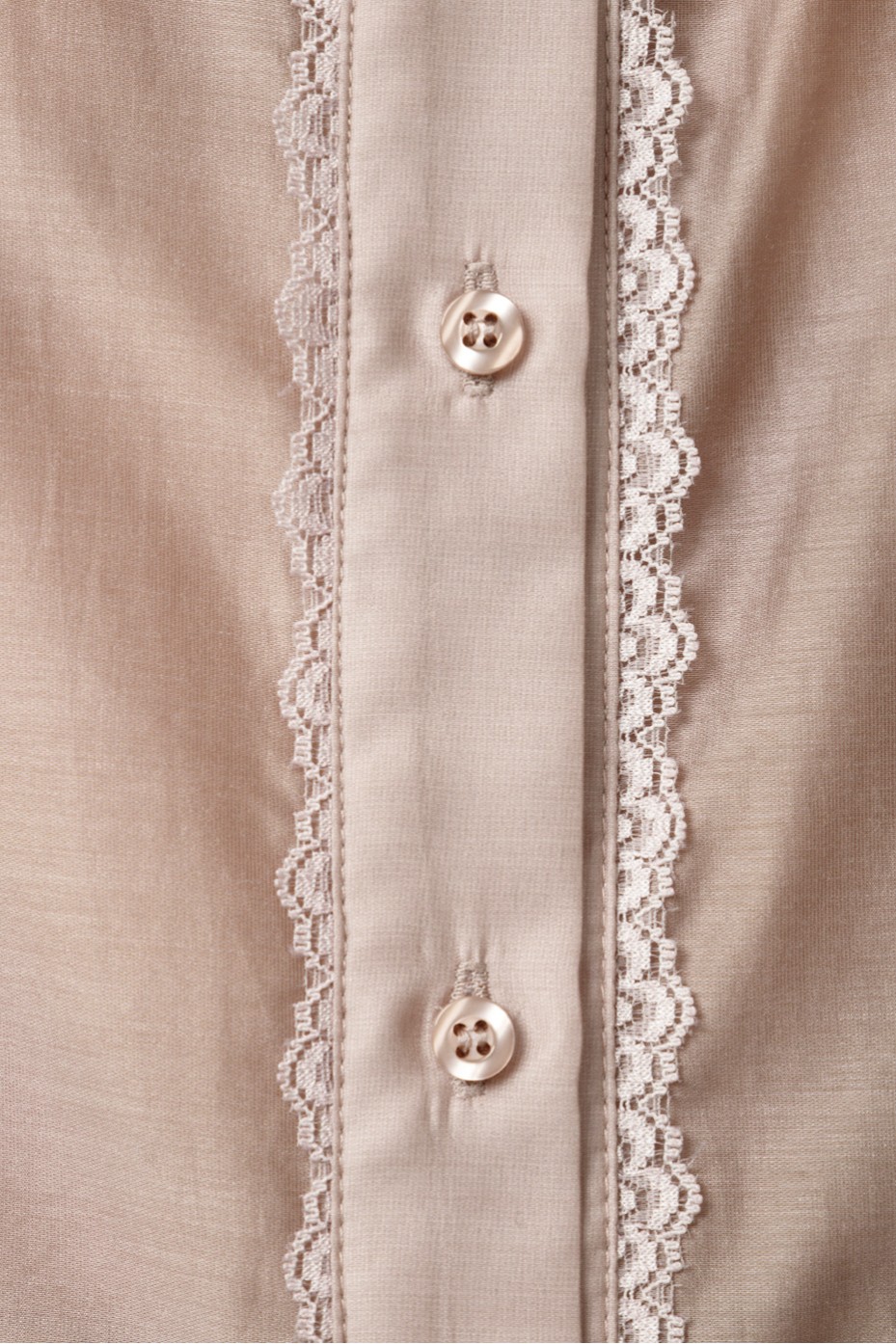 SEE-THROUGH SHIRT WITH MAO COLLAR