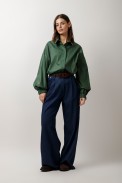 SHIRT WITH ELASTIC SLEEVES