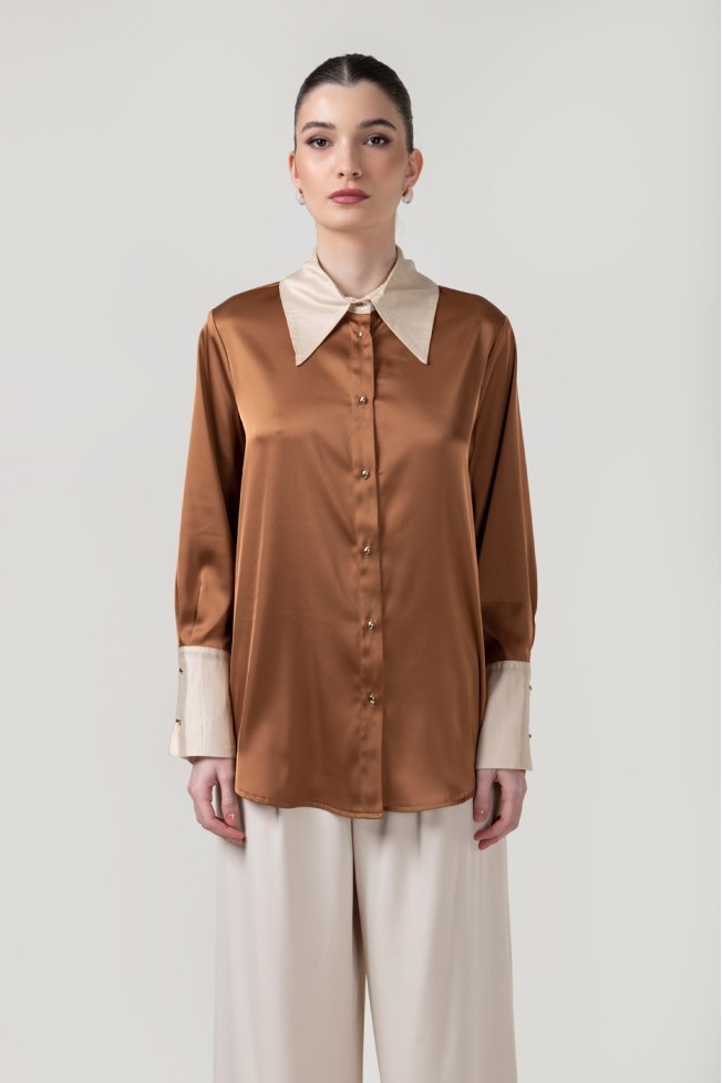 FABRIC BLEND SHIRT