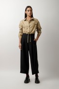SHIRT WITH FRONT POCKET AND DRAWSTRING
