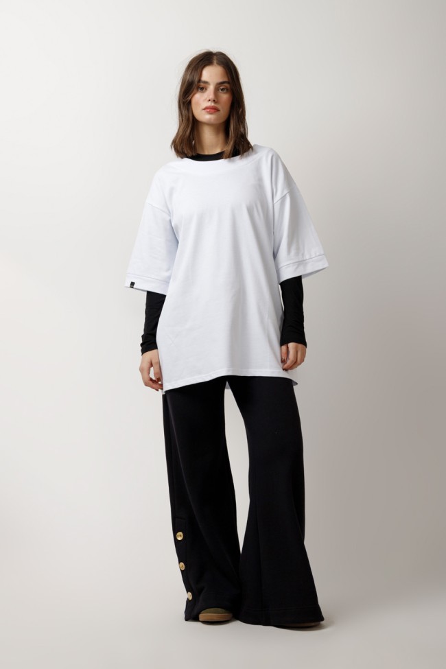 ΜΠΛΟΥΖΑ OVERSIZED ME 3/4 MANIKIA